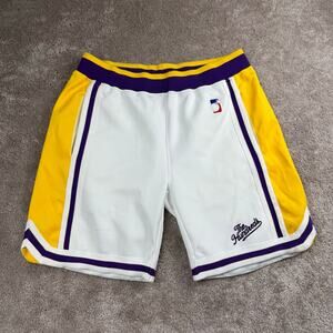 The Hundreds Zone Basketball Shorts White Size XL Streetwear Sportswear Yellow